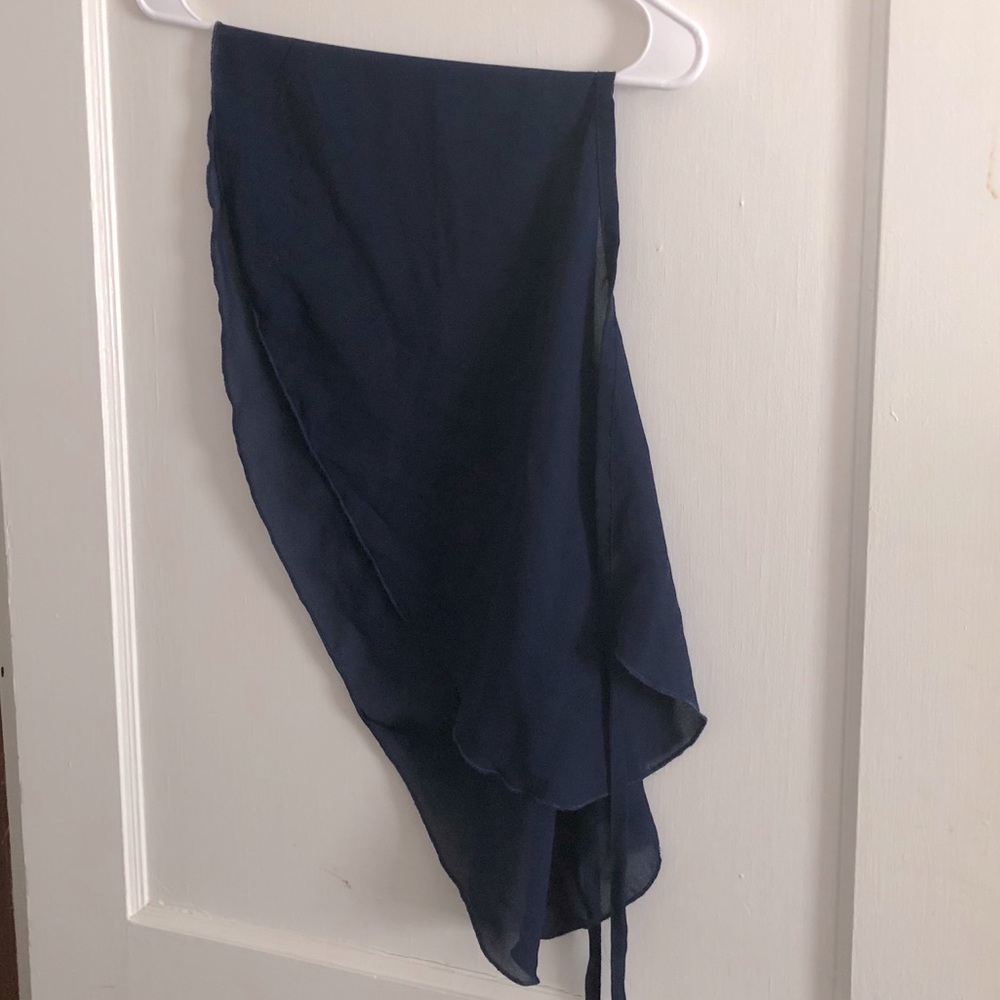 Navy Blue Mirella Children’s Ballet Wrap Skirt